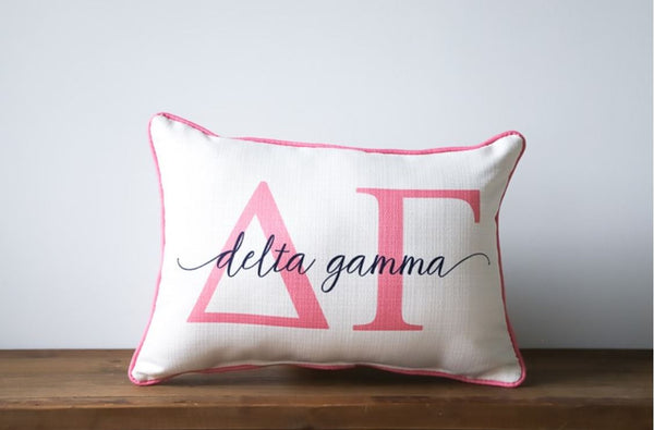 Reid Lettering Greek Pillows - Locke & Reid